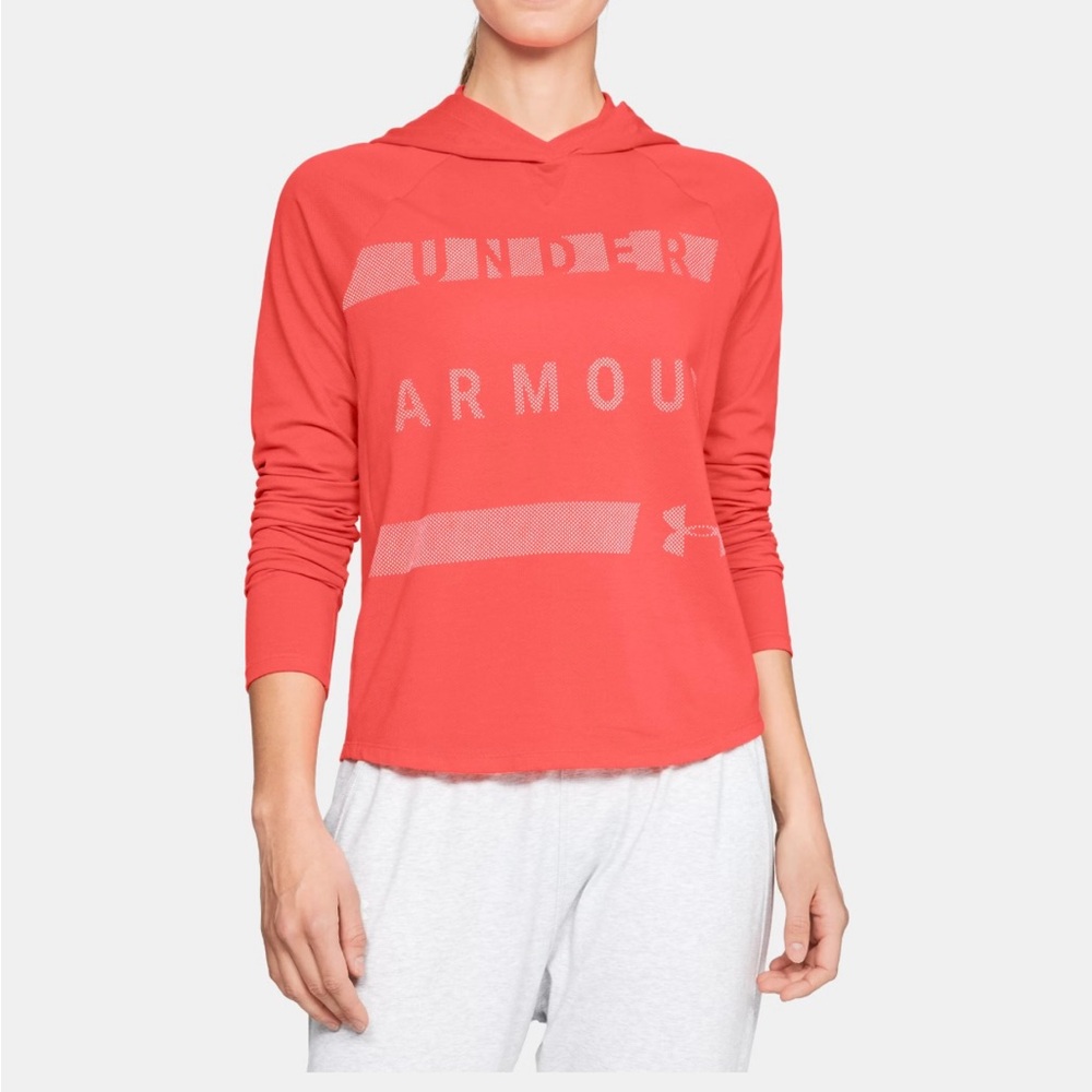 Under Armour Women's Long Sleeve Tee with Hood Size Small